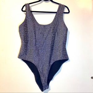 🌿 2 for $15: Forever 21 Plus Glitter Bodysuit